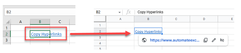 copyhyperlinks gs