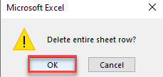 delete rows blank cells 17 new