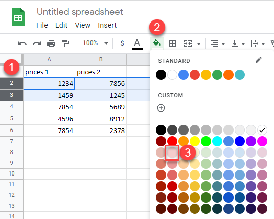 highlight multiple rows 8